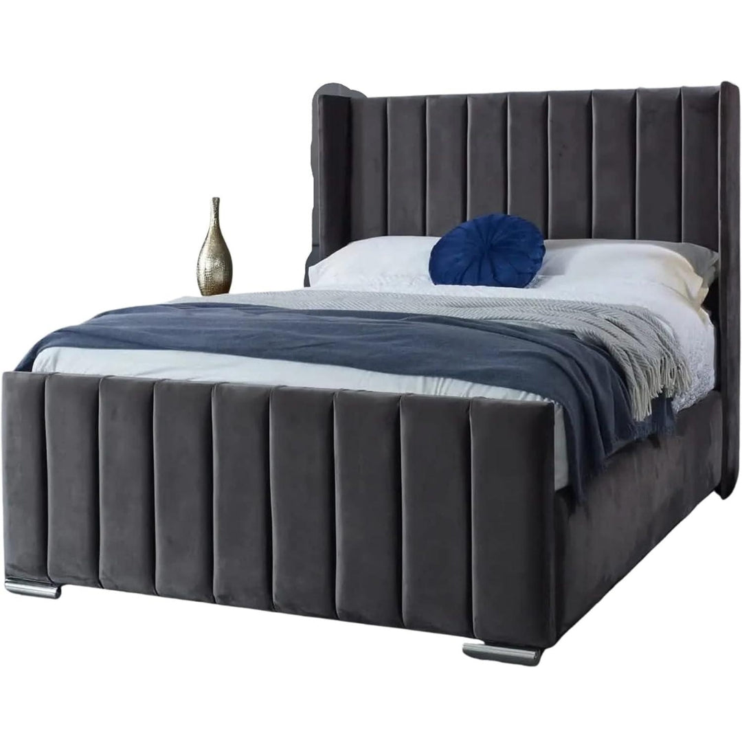 Bed with a Frame - Vienna Wingback Bed 6